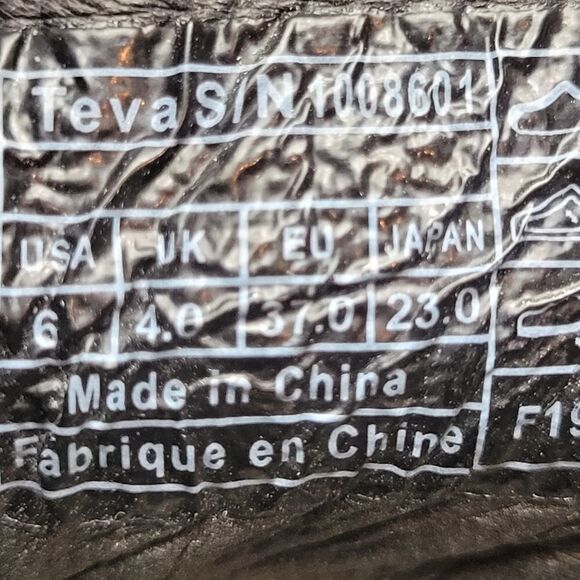 Teva Delavina Womens Green Suede Ankle Boots Booties Size 6 - Picture 8 of 9